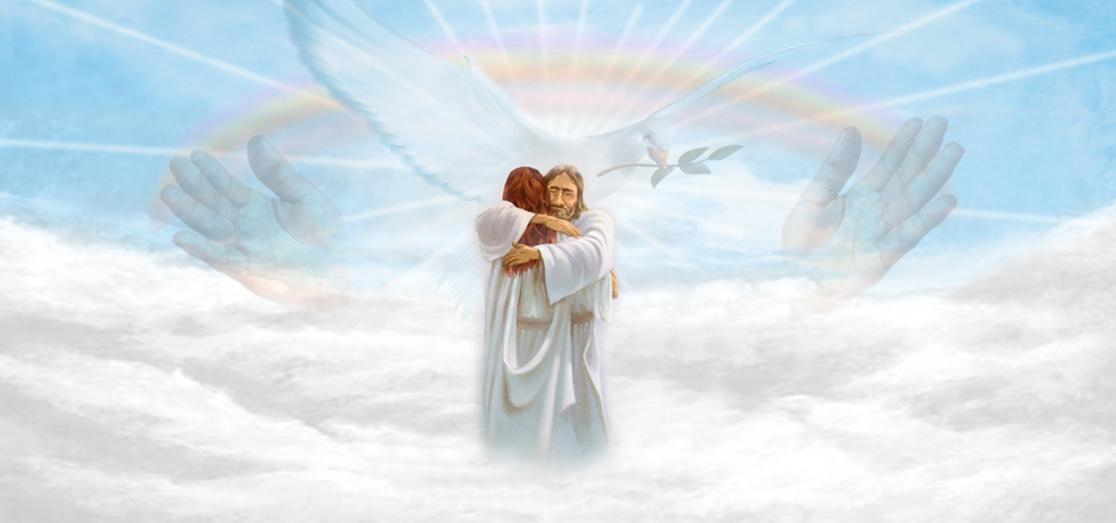 In Gods Arms Clouds (Red Hair) PROOF